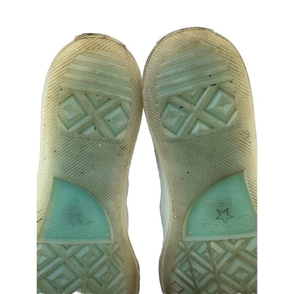 Converse Chuck 70 High Top White Iridescent Mens Size 12. 163786C - Picture 10 of 13